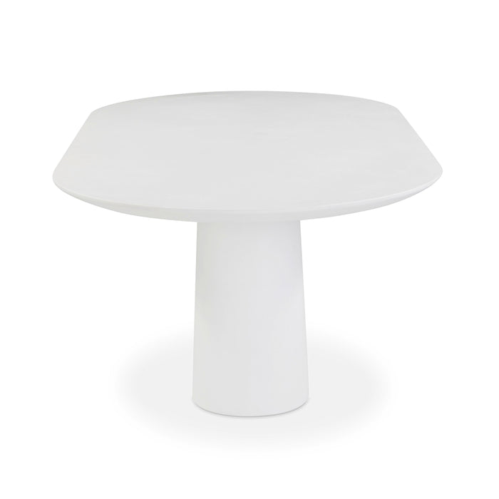 Nara 84" Pure White Indoor/Outdoor Concrete Dining Table - Home And Beyond