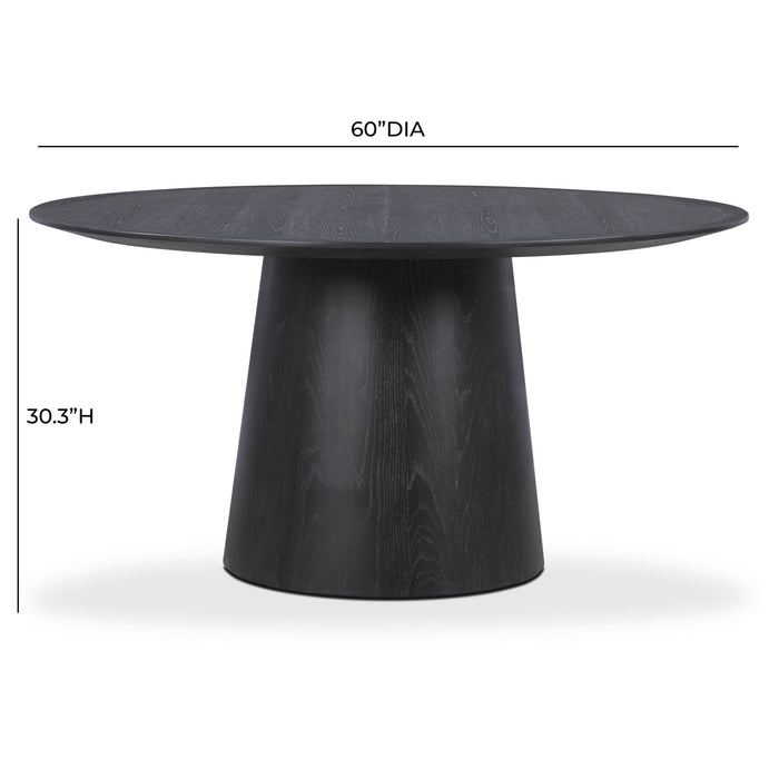 Sahara Round Oak Dining Table (41"-60") - Home And Beyond