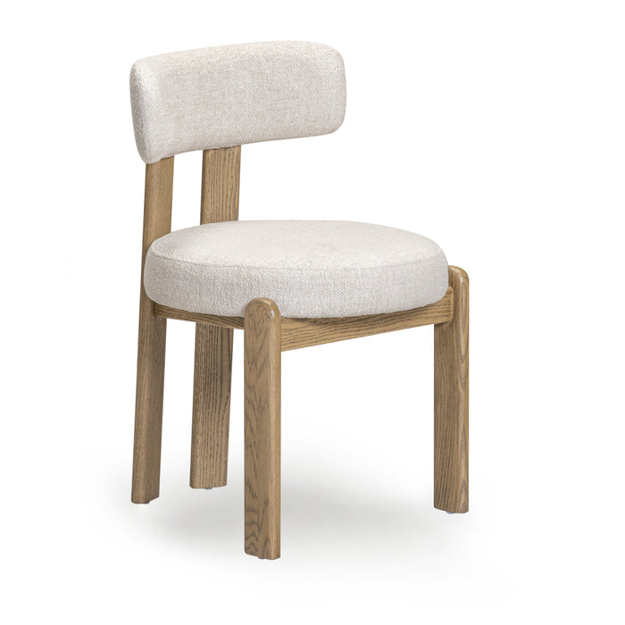 Odessa Cream Performance Fabric Dining Chair - Home And Beyond