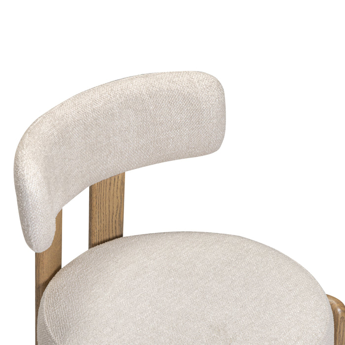 Odessa Cream Performance Fabric Dining Chair - Home And Beyond