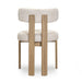 Odessa Cream Performance Fabric Dining Chair - Home And Beyond