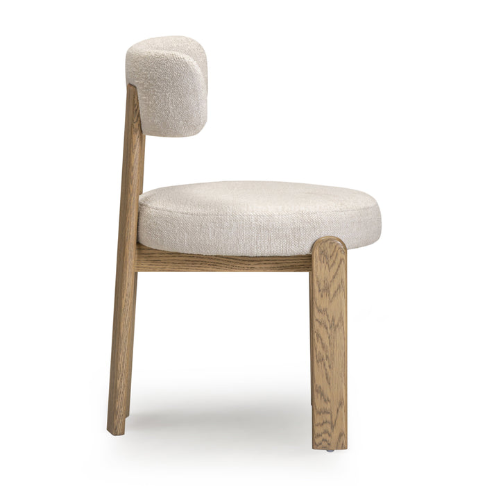 Odessa Cream Performance Fabric Dining Chair - Home And Beyond