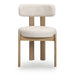 Odessa Cream Performance Fabric Dining Chair - Home And Beyond