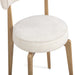 Nikita Cream Performance Fabric Dining Chair - Home And Beyond