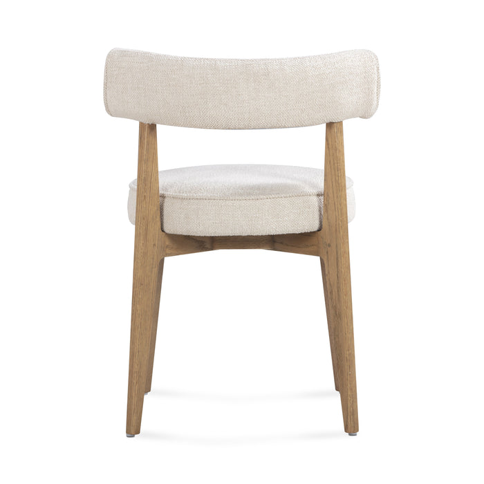 Nikita Cream Performance Fabric Dining Chair - Home And Beyond