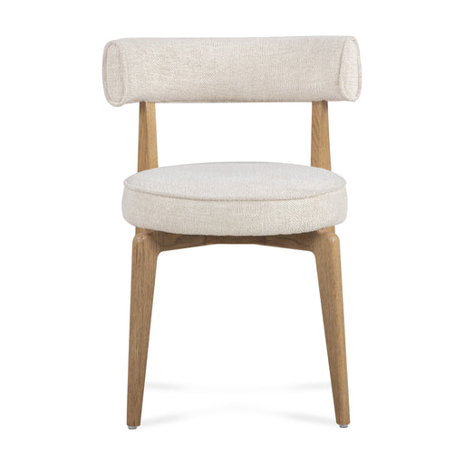 Nikita Cream Performance Fabric Dining Chair - Home And Beyond