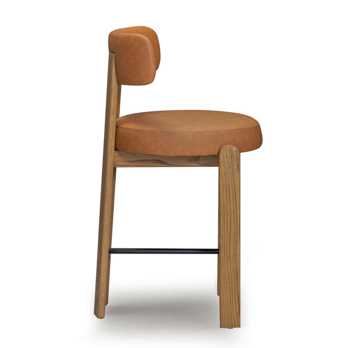 Odessa Performance Vegan Leather Counter Stool - Home And Beyond