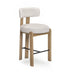 Odessa Cream Performance Fabric Counter Stool - Home And Beyond