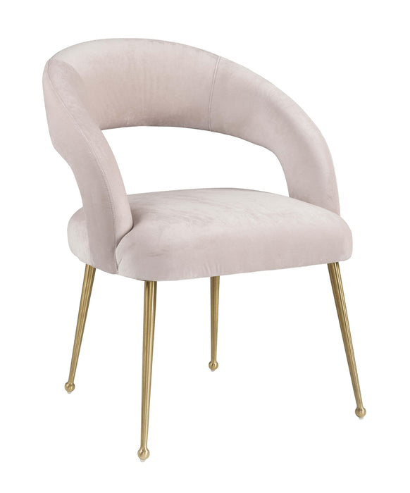 Rocco Blush Velvet Dining Chair image