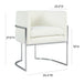 Giselle Cream Velvet Dining Chair Silver Leg - UK - Home And Beyond
