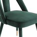 Petra Forest Green Velvet Side Chair - UK - Home And Beyond