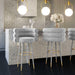 Betty Grey Velvet Barstool - UK - Home And Beyond