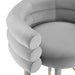 Betty Grey Velvet Counter Stool - UK - Home And Beyond