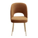 Swell Cognac Velvet Chair - UK - Home And Beyond