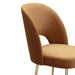 Swell Cognac Velvet Chair - UK - Home And Beyond