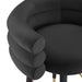 Betty Black Velvet Counter Stool - UK - Home And Beyond