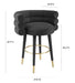 Betty Black Velvet Counter Stool - UK - Home And Beyond