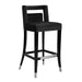 Hart Black Velvet Counter Stool image