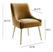 Beatrix Cognac Velvet Side Chair - UK - Home And Beyond
