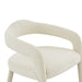 Lucia Cream Velvet Dining Chair - UK - Home And Beyond
