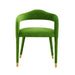 Lucia Green Velvet Dining Chair - UK - Home And Beyond