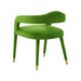 Lucia Green Velvet Dining Chair - UK - Home And Beyond