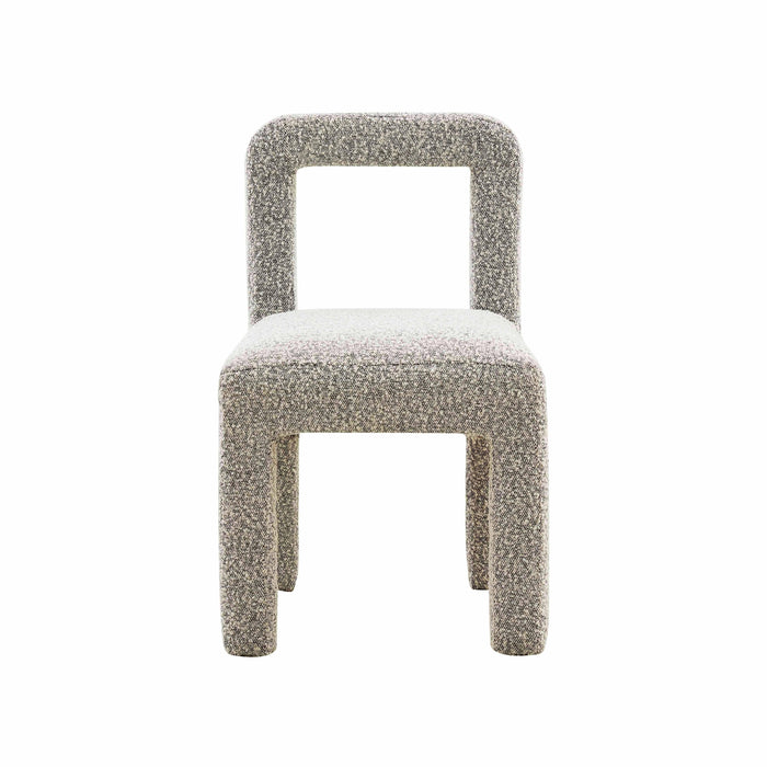 Hazel Grey Boucle Dining Chair - UK - Home And Beyond
