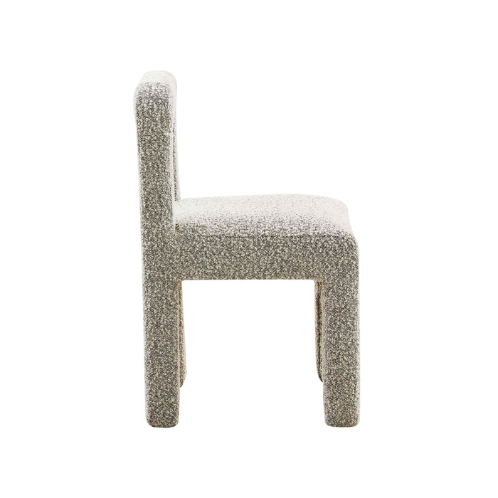 Hazel Grey Boucle Dining Chair - UK - Home And Beyond