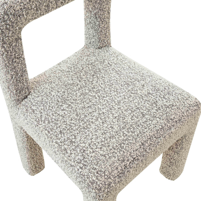 Hazel Grey Boucle Dining Chair - UK - Home And Beyond