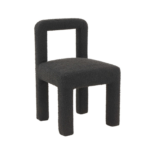 Hazel Black Boucle Dining Chair - UK - Home And Beyond