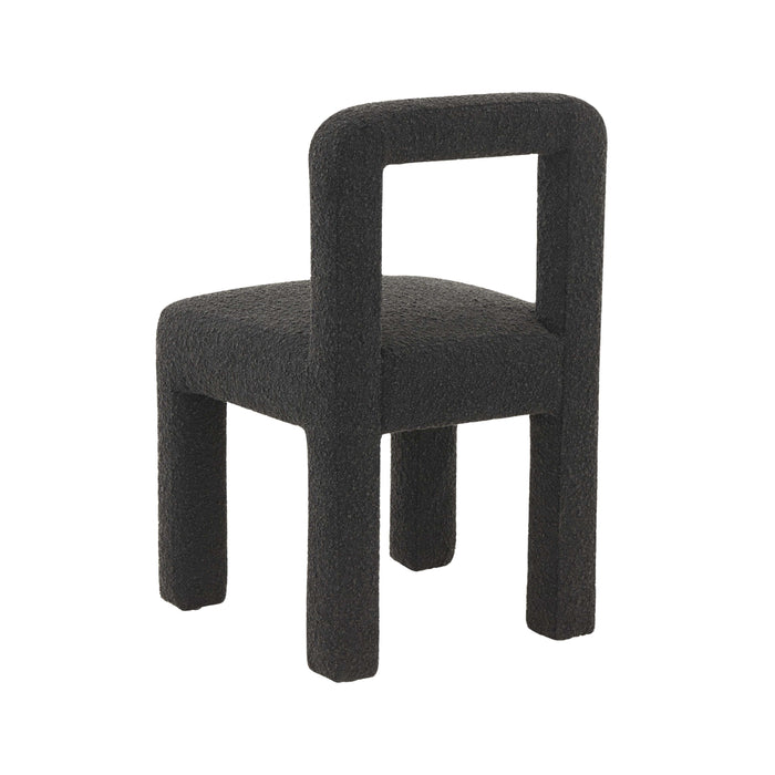 Hazel Black Boucle Dining Chair - UK - Home And Beyond