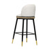 Harley Cream Velvet Bar Stool 9 - Home And Beyond