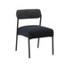 Jolene Black Velvet Dining Chair - Set of 2 - UK - Home And Beyond
