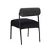 Jolene Black Velvet Dining Chair - Set of 2 - UK - Home And Beyond