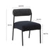 Jolene Black Velvet Dining Chair - Set of 2 - UK - Home And Beyond