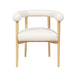 Spara Cream Boucle Dining Chair - UK - Home And Beyond