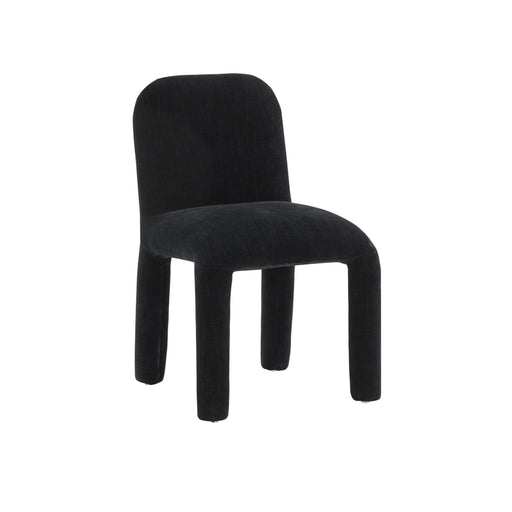 Georgia Midnight Black Chenille Dining Chair - UK - Home And Beyond