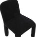 Georgia Midnight Black Chenille Dining Chair - UK - Home And Beyond