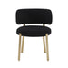 Margaret Black Boucle Dining Chair - UK - Home And Beyond