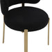 Margaret Black Boucle Dining Chair - UK - Home And Beyond