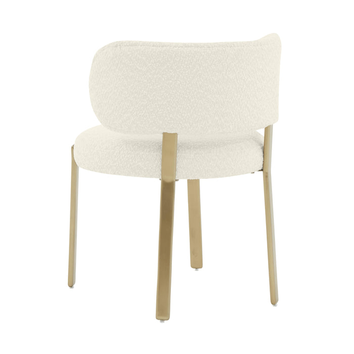 Margaret Cream Boucle Dining Chair - UK - Home And Beyond