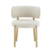 Margaret Cream Performance Linen Dining Chair - UK - Home And Beyond