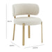 Margaret Cream Performance Linen Dining Chair - UK - Home And Beyond