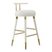 Juniper White Vegan Leather Counter Stool - UK - Home And Beyond