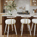 Juniper White Vegan Leather Counter Stool - UK - Home And Beyond
