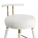 Juniper White Vegan Leather Counter Stool - UK - Home And Beyond