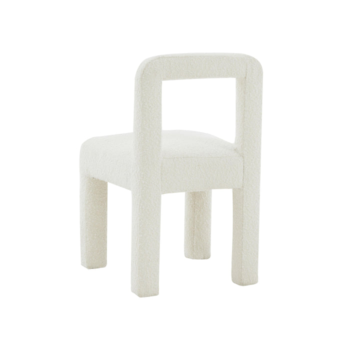 Hazel Cream Boucle Dining Chair - UK - Home And Beyond