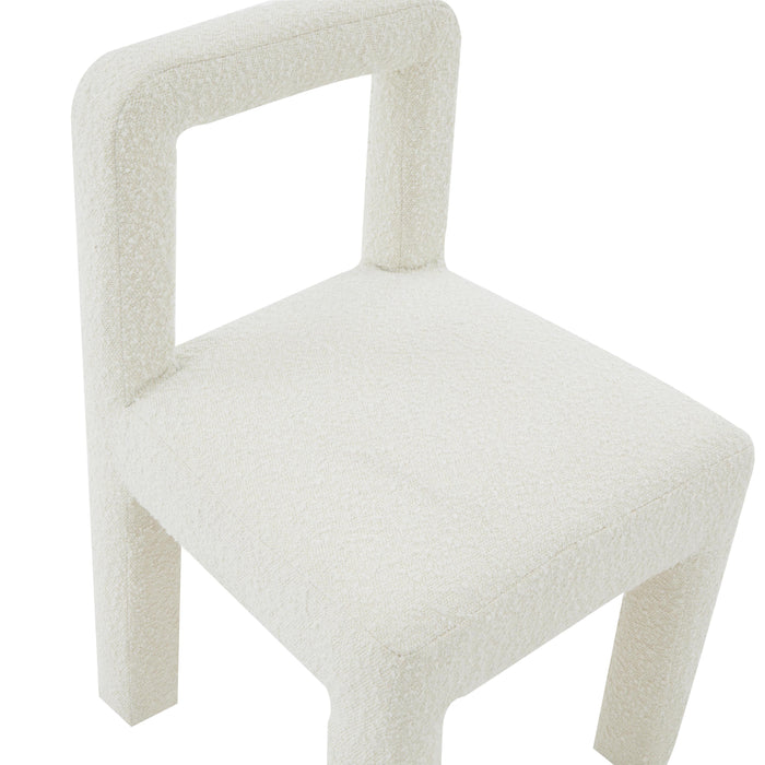 Hazel Cream Boucle Dining Chair - UK - Home And Beyond