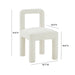 Hazel Cream Boucle Dining Chair - UK - Home And Beyond