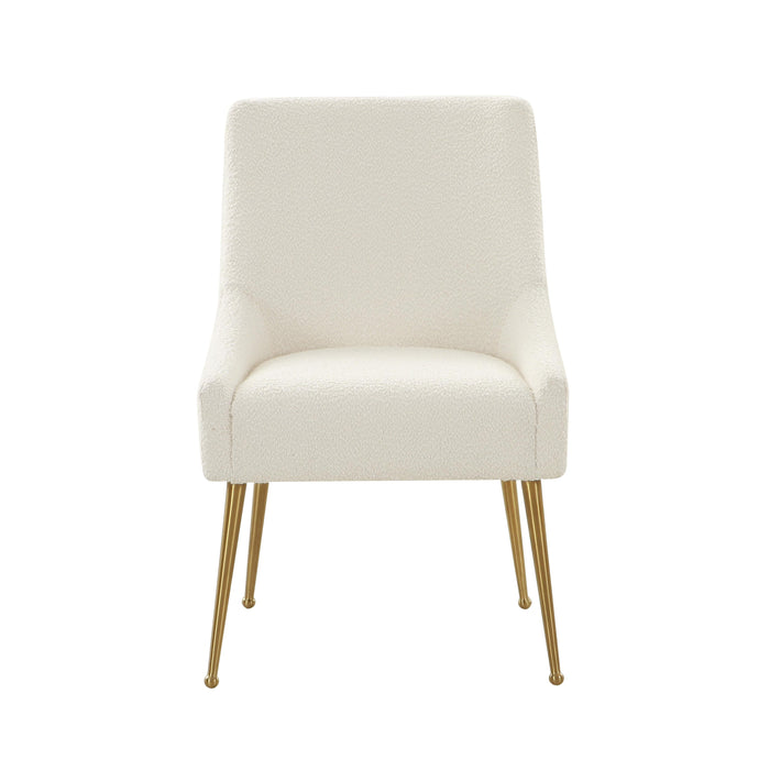 Beatrix Cream Performance Boucle Side Chair - UK - Home And Beyond